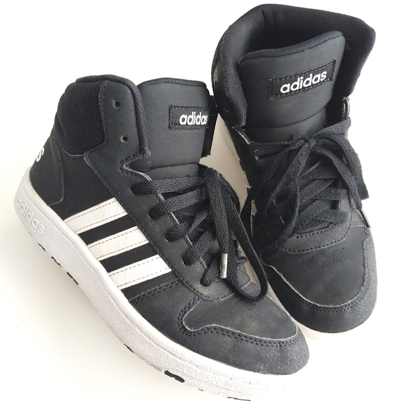 adidas Shoes Adidas Hoops High Top Kids Basketball Shoes Size 4